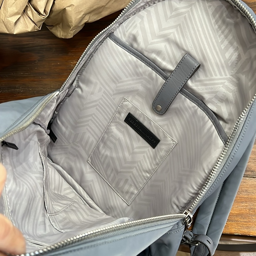 {Rebecca Minkoff}Always on MAB gray nylon Backpack - Picture 9 of 13